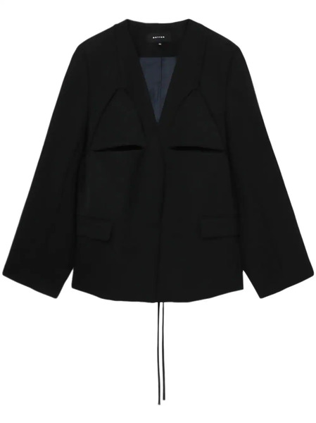  Botter Cut-out Detailed Blazer - Black 