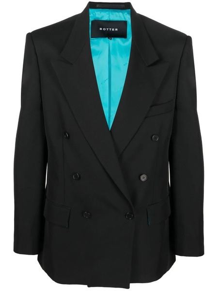  Botter Double-breasted Blazer - Black 
