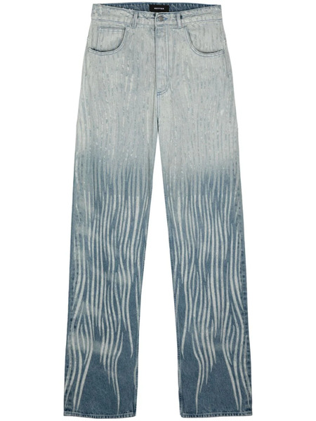  Botter Gradient-effect Straight-leg Jeans - Blue 