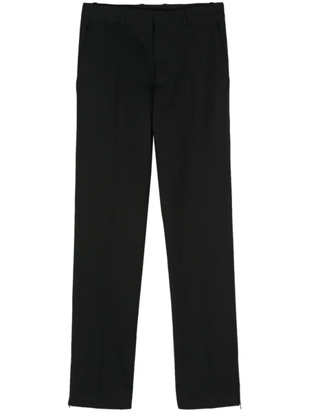  Botter Pressed-crease Wool Trousers - Black 