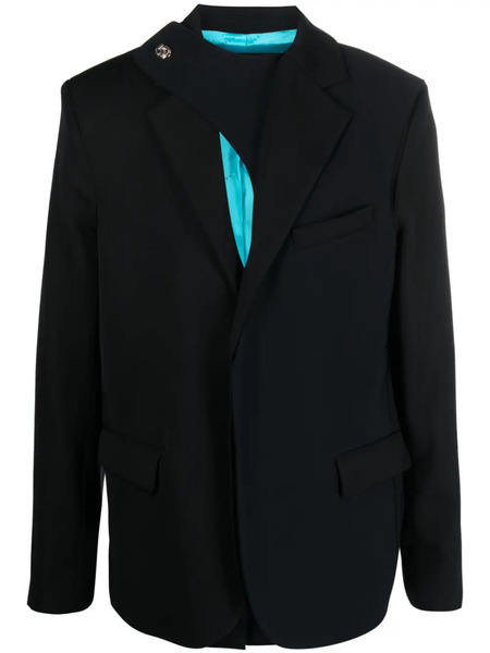  Botter Single-breasted Virgin-wool Blazer - Black 