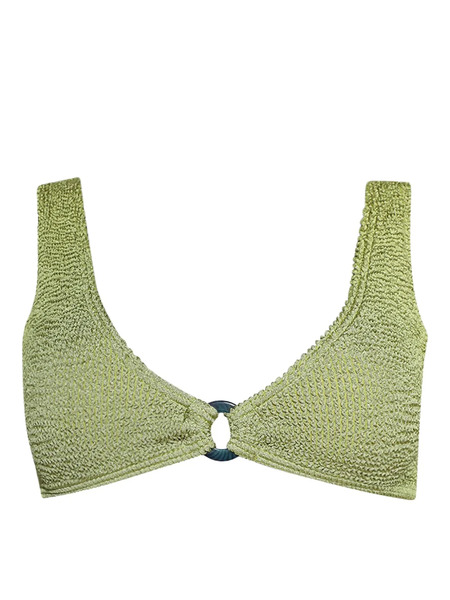  Bound Ring Scout Bikini Top - Green 
