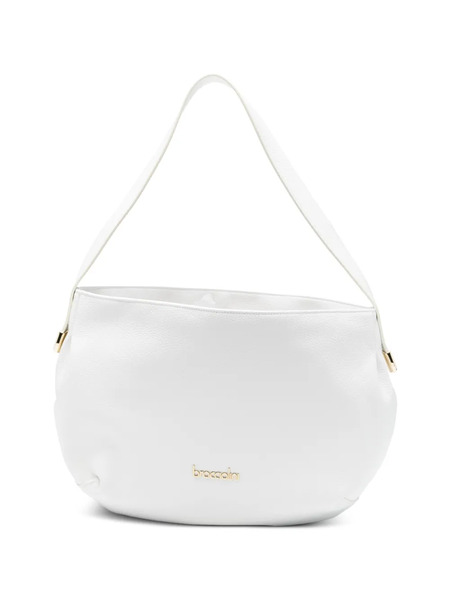  Braccialini Ariel Leather Shoulder Bag - White 