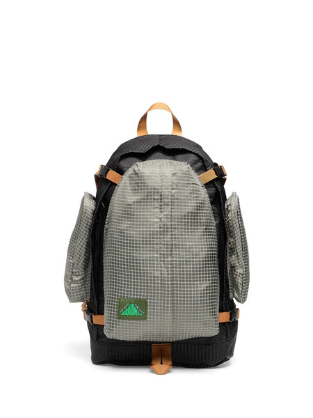  Brain Dead Alpine Checked-pattern Backpack - Black 