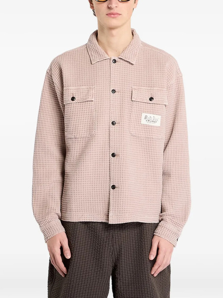  Brain Dead Buttoned Shirt - Pink 