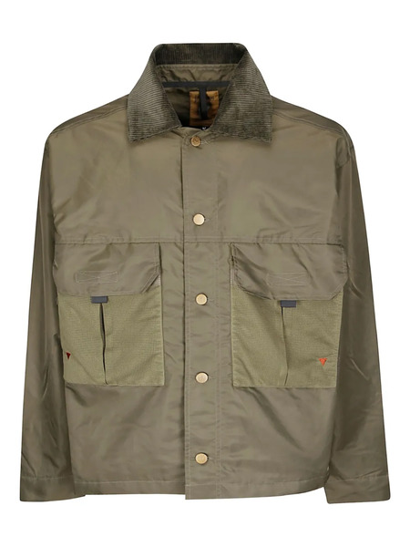  Brain Dead Corduroy-collar Jacket - Green 
