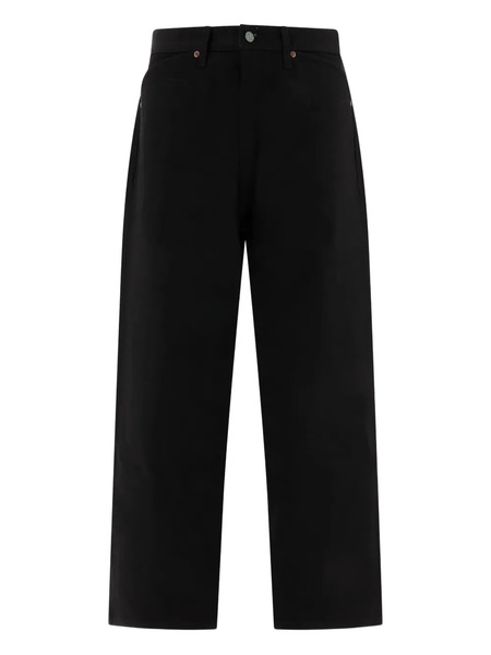  Brain Dead Logo-patch Cotton Jeans - Black 