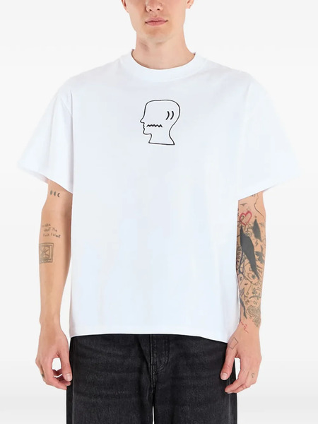  Brain Dead Logohead T-shirt - White 