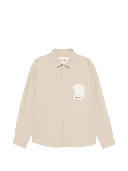  Bram’s Fruit Logo-detail Shirt - Neutrals 