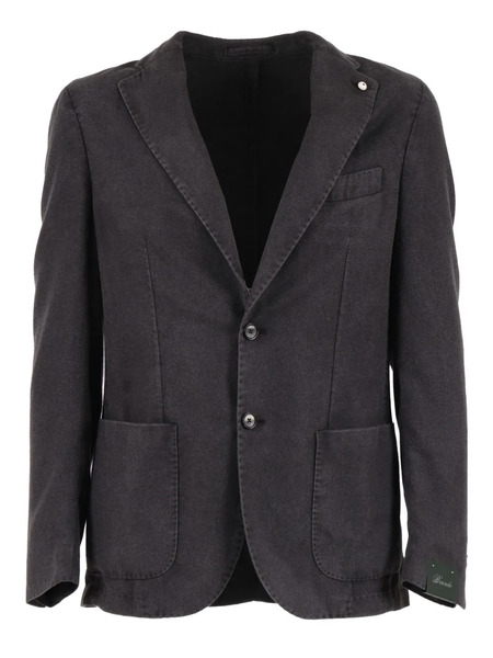  Brando Notched-lapel Pocket Jacket - Grey 