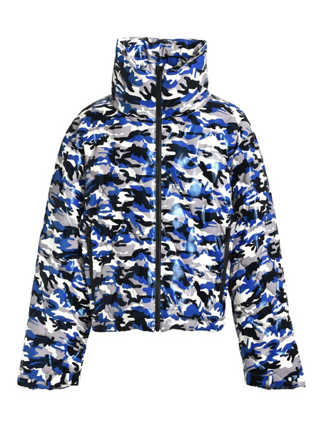  Breath Camouflage Padded Jacket - Blue 