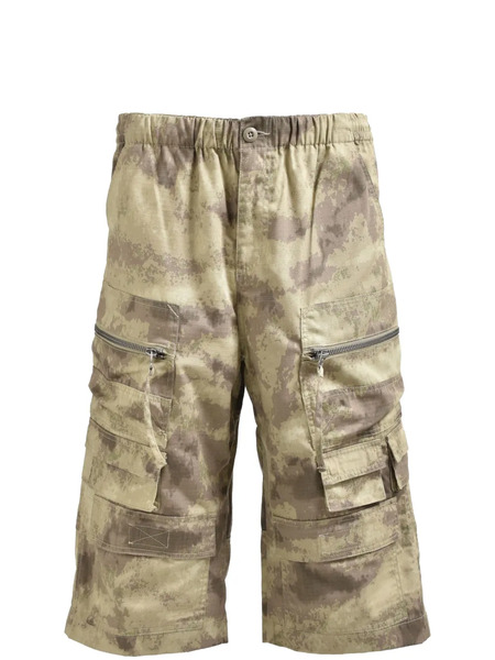  Breath Camouflage-print Shorts - Neutrals 