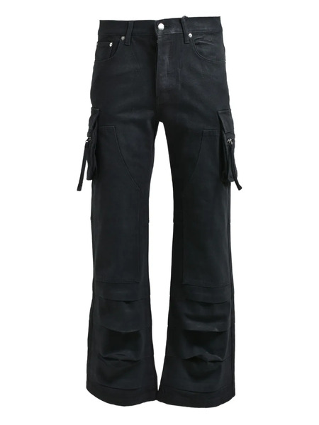  Breath Cargo Panelled Trousers - Black 