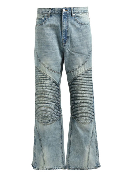  Breath Fade Biker Jeans - Blue 