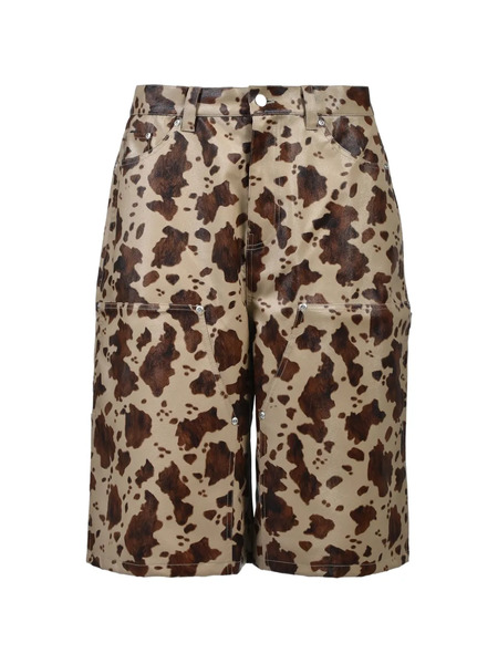  Breath Horse-print Shorts - Neutrals 
