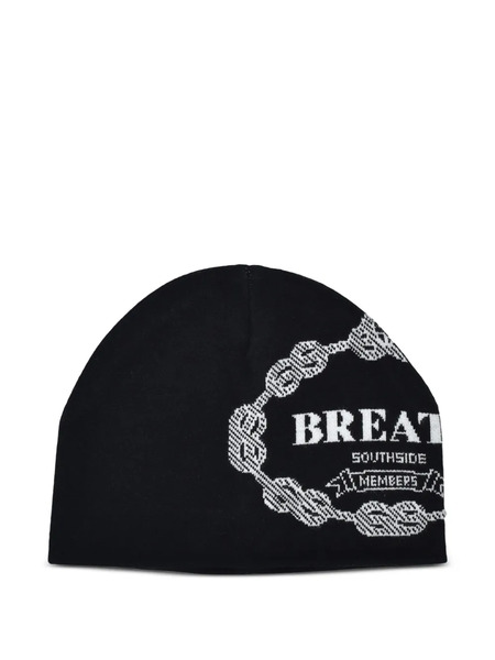  Breath Logo Beanie Hat - Black 