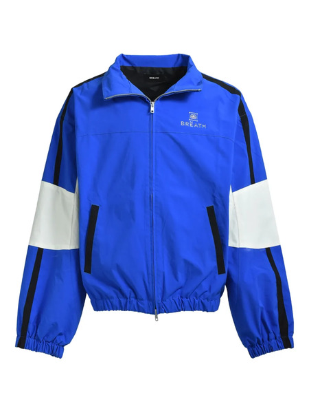  Breath Logo-detail Bomber Jacket - Blue 