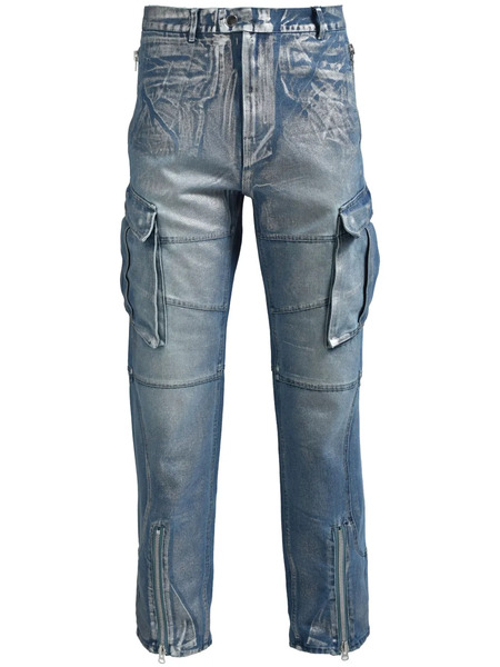  Breath Logo-patch Jeans - Blue 