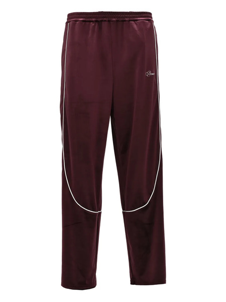  Breath Script-logo Piping Track Pants - Red 