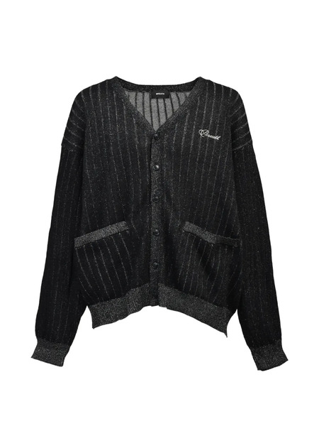  Breath V-neck Cardigan - Black 