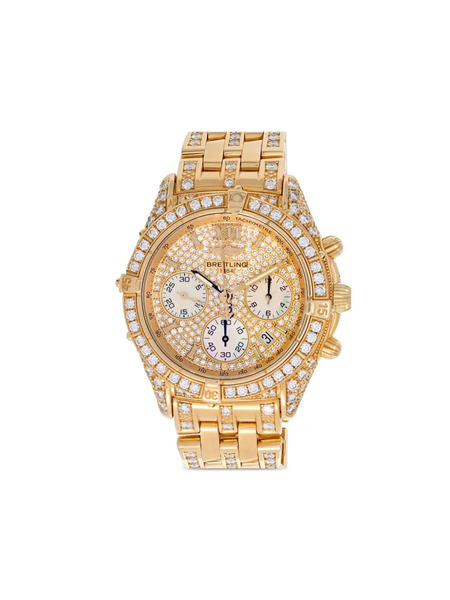  Breitling Diamond Chronograph 36mm - Gold 