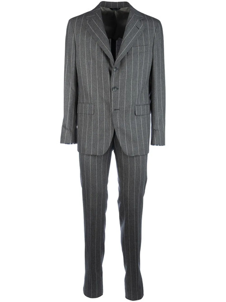  Brian Dales Pinstriped Suit - Grey 