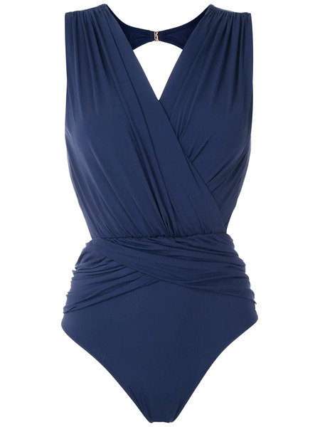  Brigitte Lumma Draped Swimsuit - Blue 