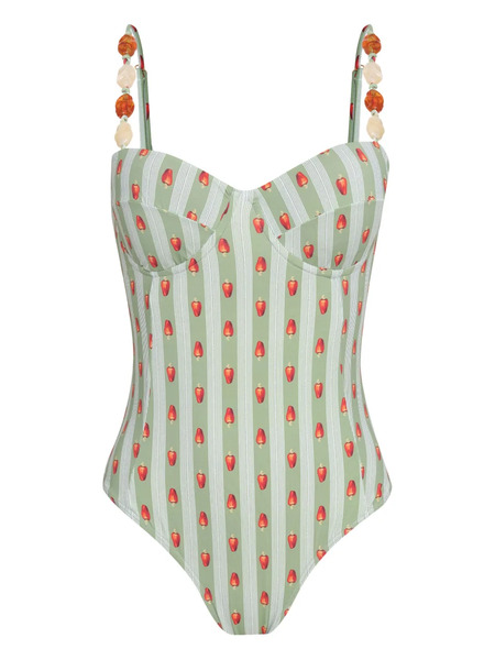  Brigitte Maithe Printed Swimsuit - Green 