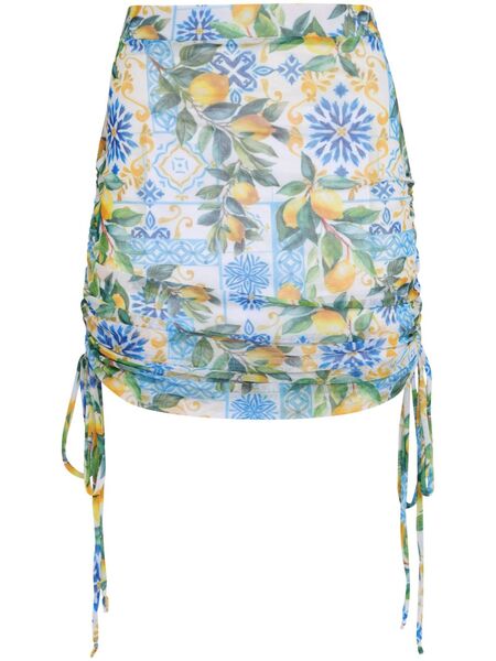  Brigitte Mary Mini Skirt - Blue 