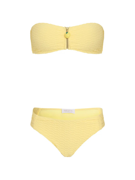  Brigitte Mia Zipped Bikini - Yellow 