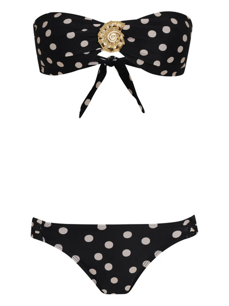  Brigitte Shell-detail Bikini - Black 