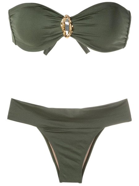  Brigitte Strapless Mid-rise Bikini - Green 