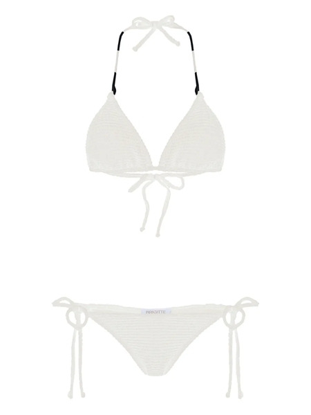  Brigitte Tie-fastening Triangle Bikini - Neutrals 