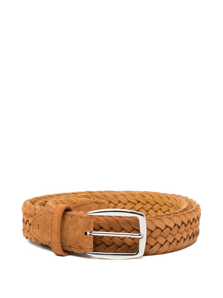  Brioni Leather Belt - Brown 