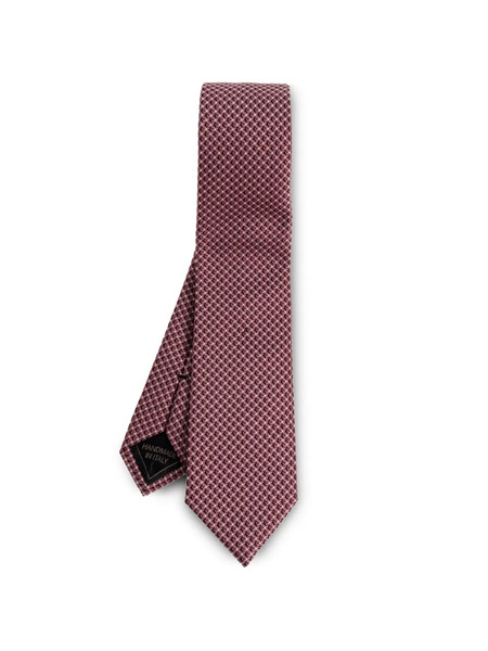  Brioni Patterned Tie - Red 