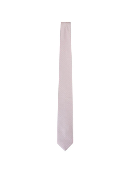  Brioni Polka Dot Tie - Pink 