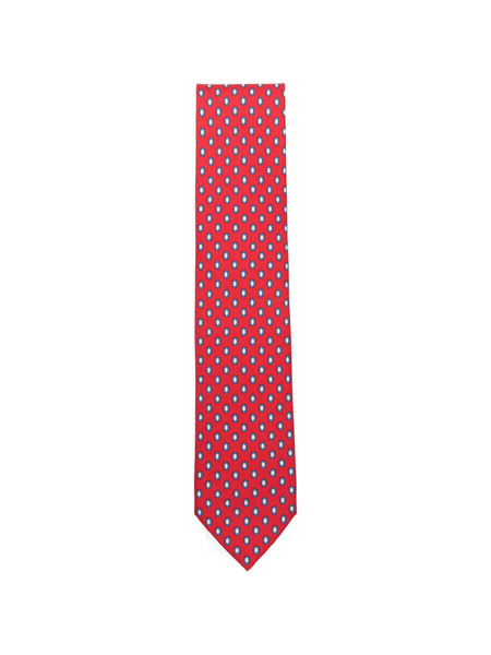  Brioni Polka-dot Tie - Red 