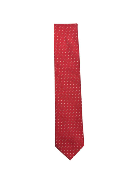  Brioni Polka-dot Tie - Red 