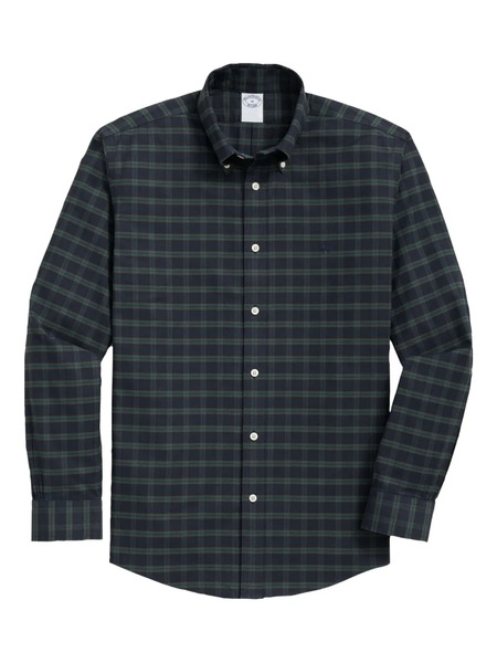  Brooks Brothers Button-down-collar Plaid Shirt - Blue 