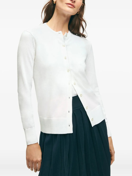  Brooks Brothers Button-front Cardigan - White 