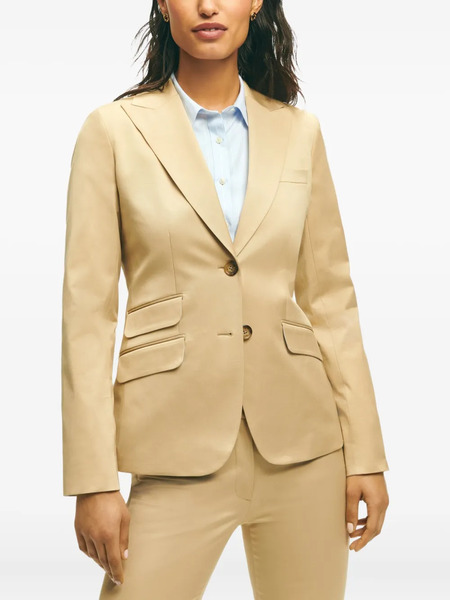  Brooks Brothers Buttoned Flap-pocket Blazer - Neutrals 