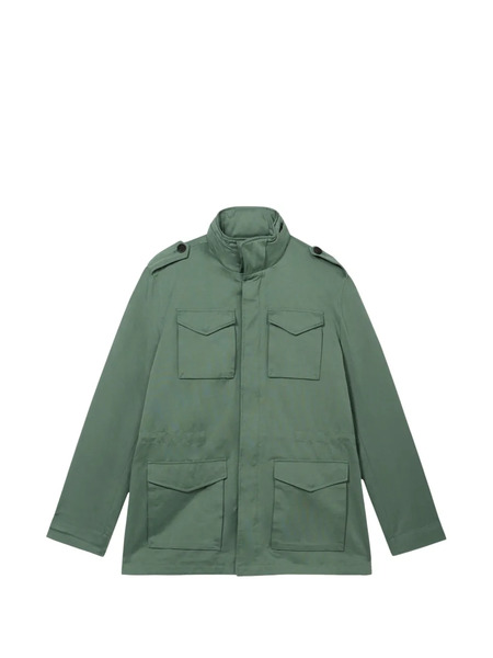  Brooks Brothers Buttoned Stand Collar Jacket - Green 