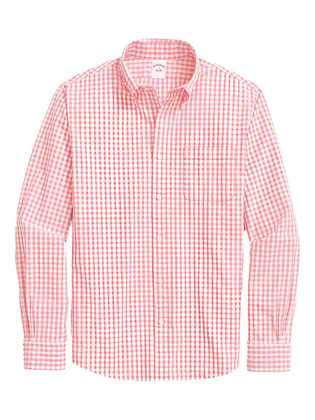  Brooks Brothers Check-pattern Shirt - Red 