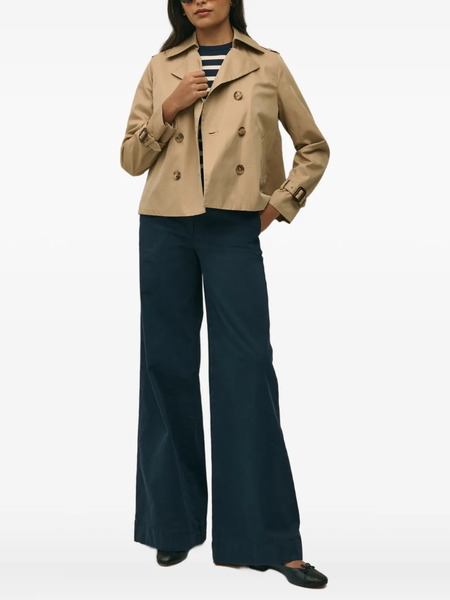  Brooks Brothers Double-breasted Trench Jacket - Neutrals 