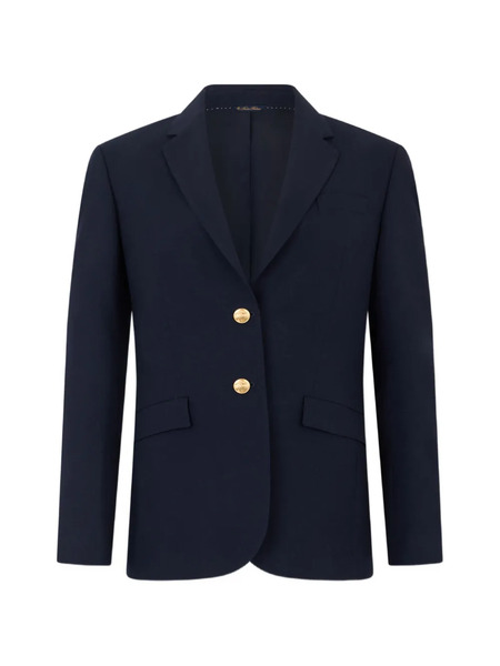  Brooks Brothers Gold-button Single-breasted Blazer - Blue 