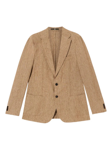  Brooks Brothers Linen Single-breasted Blazer - Brown 