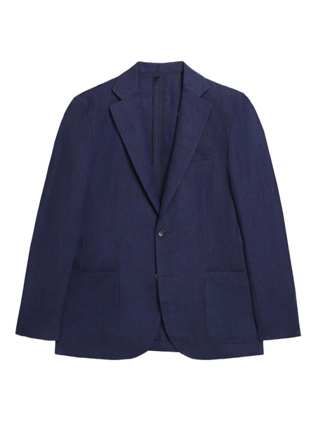  Brooks Brothers Linen Two-button Blazer - Blue 