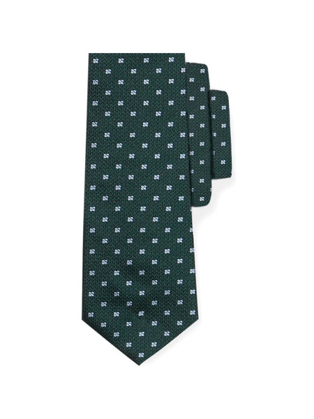  Brooks Brothers Micro Floral Silk Tie - Green 