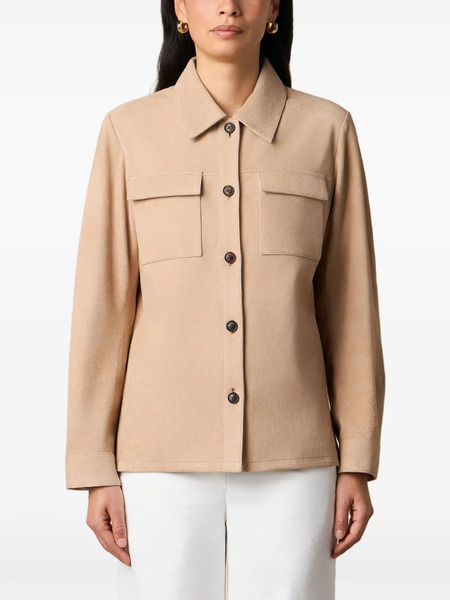  Brooks Brothers Patch-pocket Suede Jacket - Neutrals 