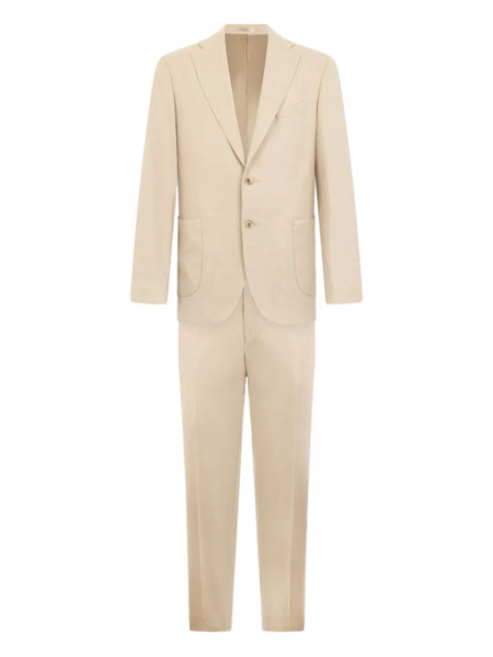  Brooks Brothers Single-breasted Wool-blend Suit - Neutrals 